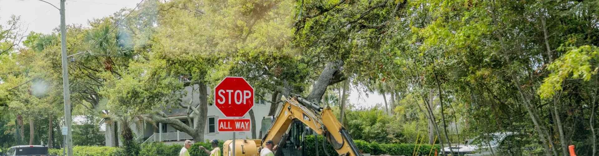 Waterway Blvd construction