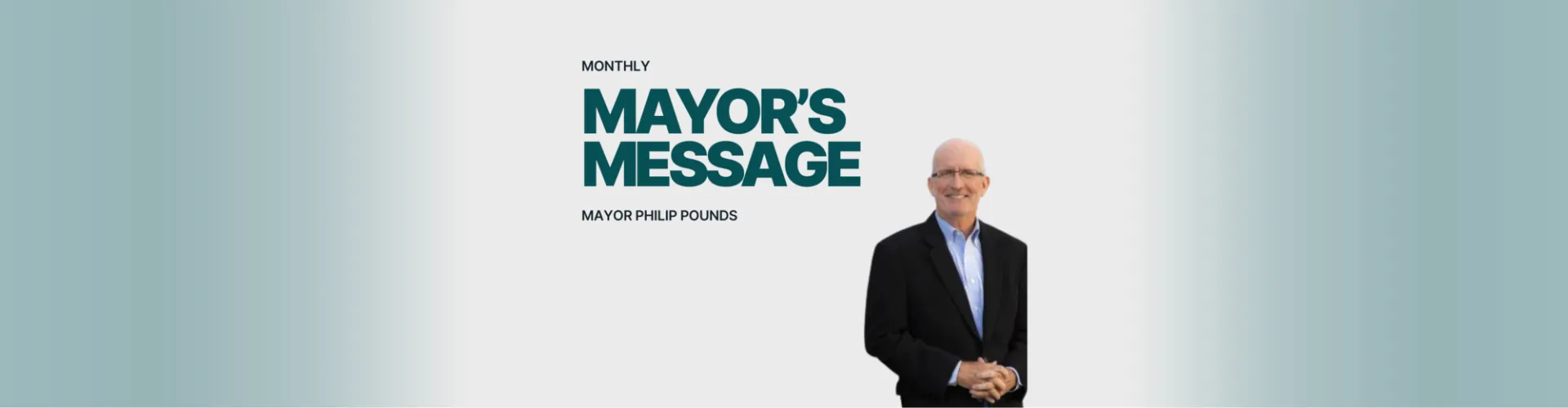 Mayor's Message banner