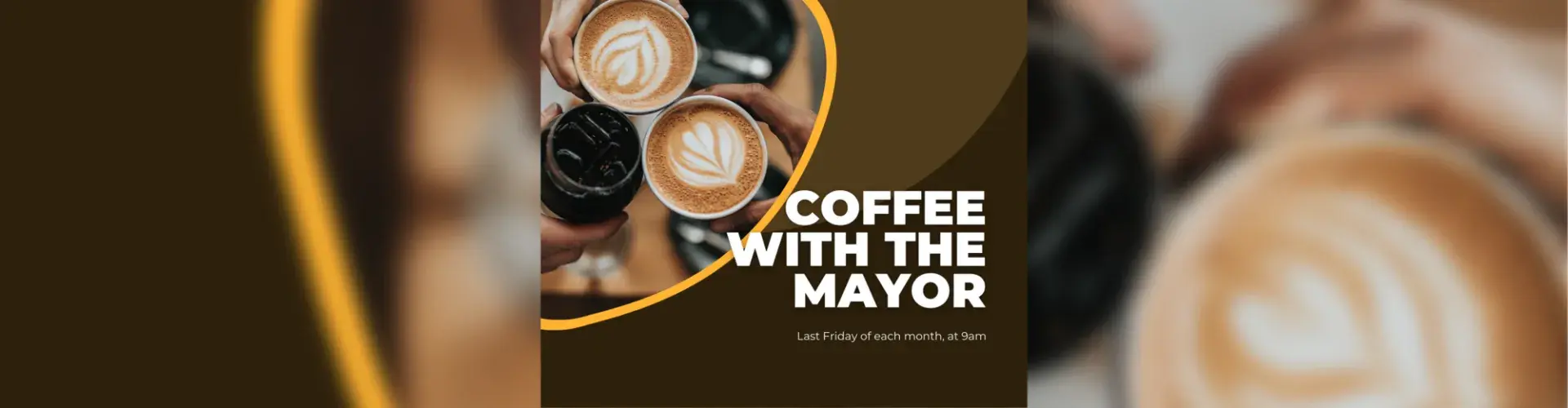 Coffee with the Mayor poster