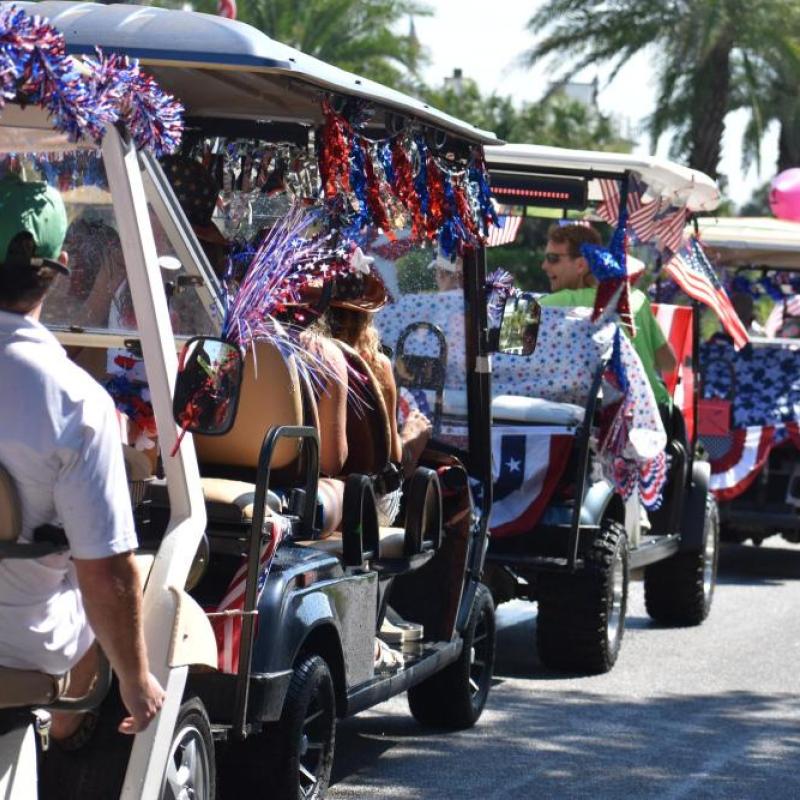 golf cart parade
