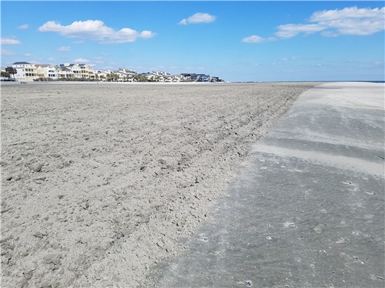 Walking on the highest points of tilled areas affords the most stability.