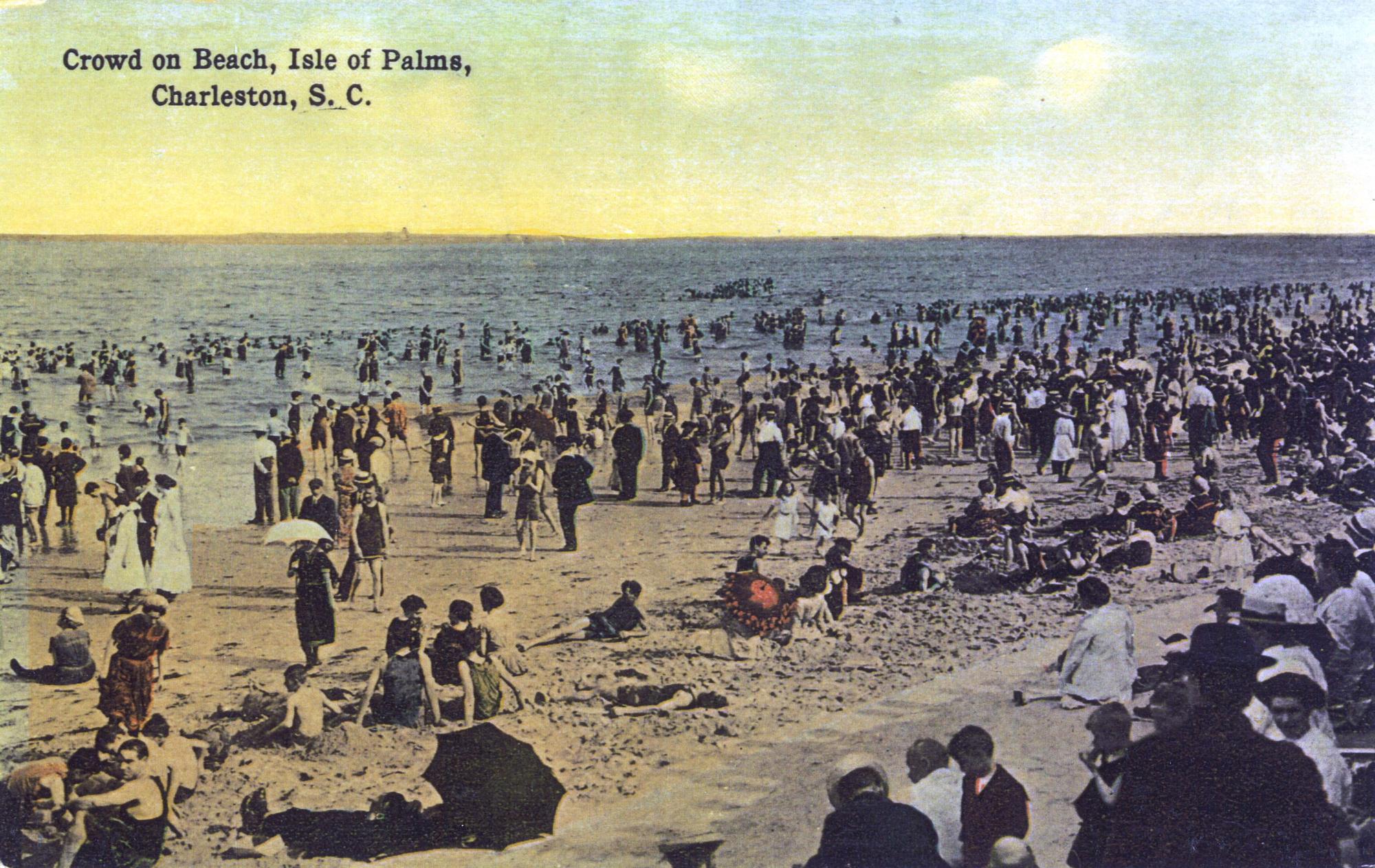 Crowd on the beach