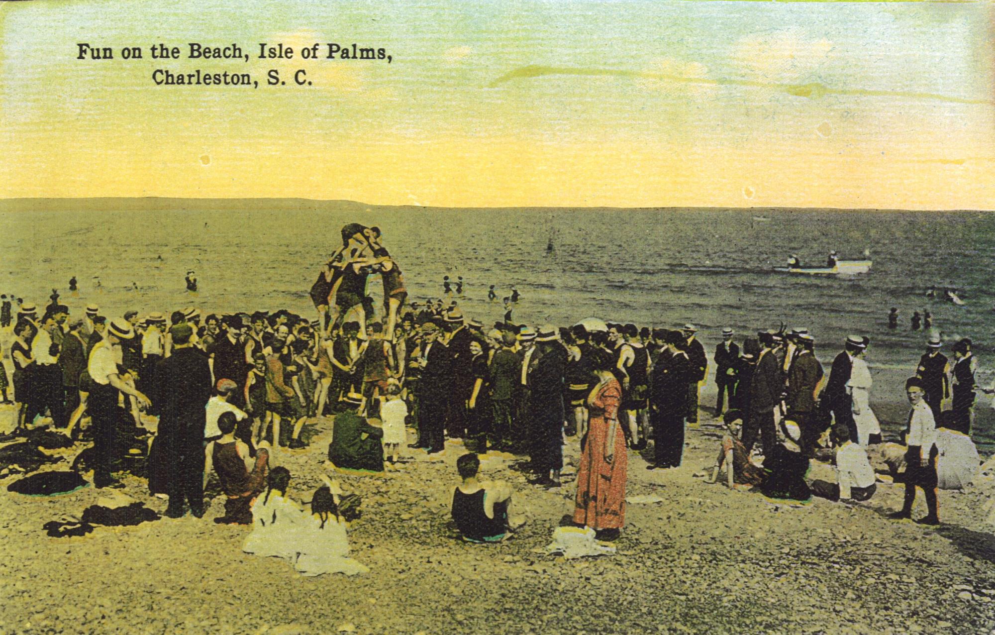Crowd on the beach
