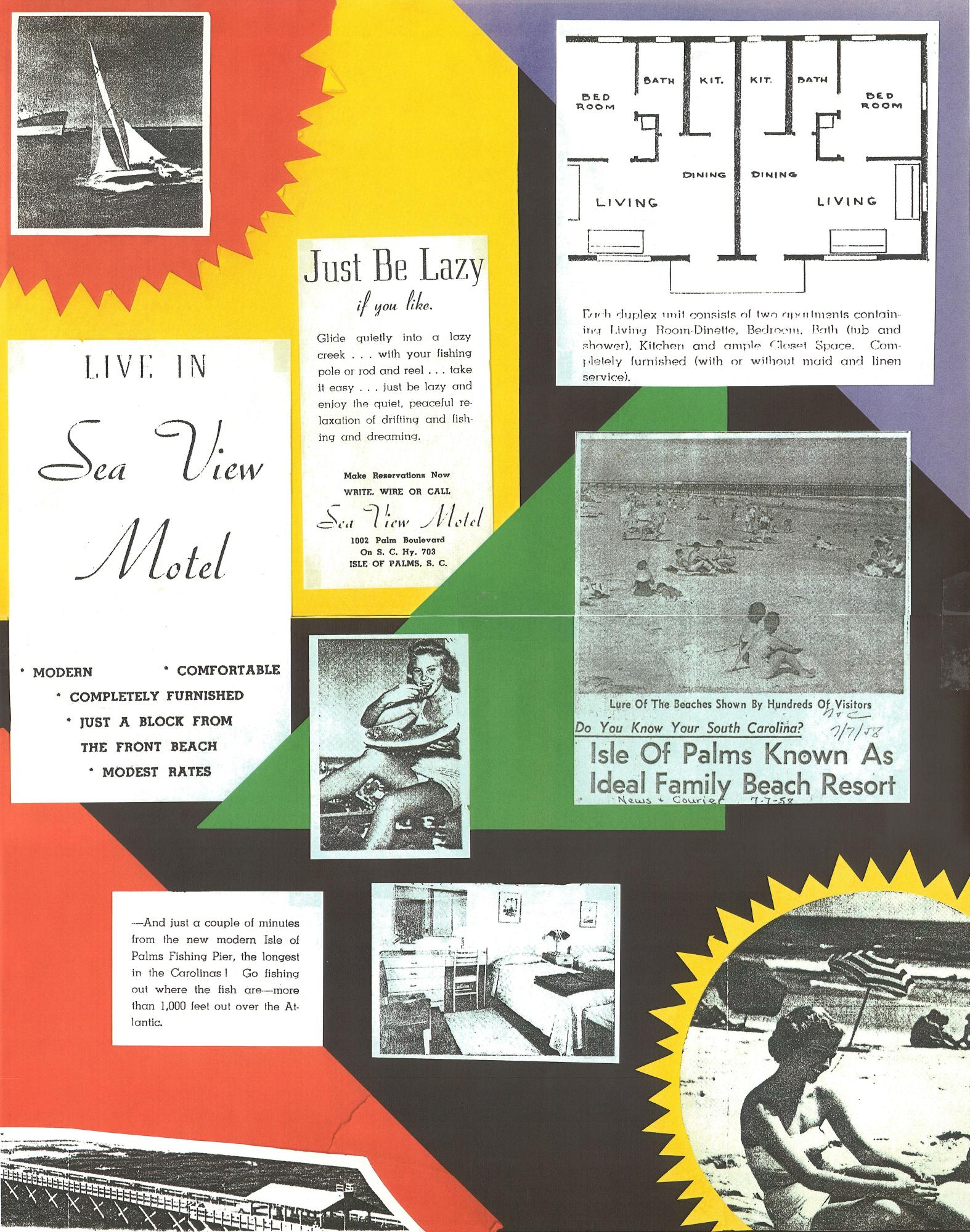 Sea View Motel promotional material