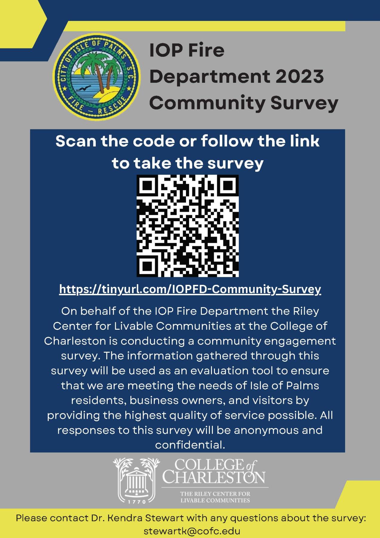 IOP Fire Department Survey Graphic