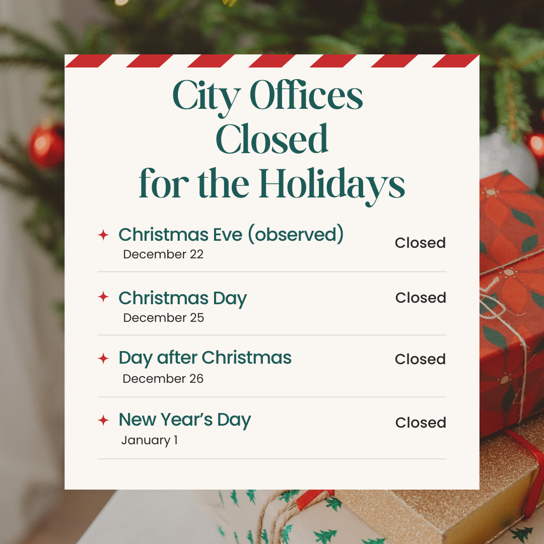 IOP 2023 Holiday Schedule